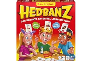 Spin Master Games Hedbanz - das rasante Ratespiel für die ganze Familie - das Original, Spieleklassiker mit tollem Spielmaterial, für 2-6 Spieler ab 6 Jahren
