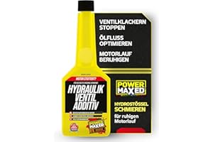‎POWER MAXED Power Maxed Hydrostößel Additiv 325 ml – Gegen Klackern & unruhigen Motorlauf – Reduziert Stößelgeräusche & Verschleiß – Motoröl-Zusatz für Benzin & Diesel