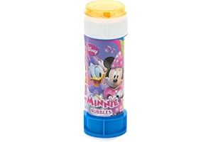 TOYLAND DULCOP- Minnie Disney 1 flacon de bulles de savon, 985380, Rose