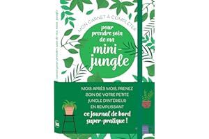 Mon carnet à compléter pour prendre soin de ma mini-jungle de plantes d'intérieur