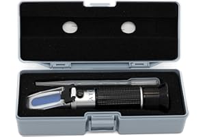 FSR IMKER Honig REFRAKTOMETER WASSERGEHALT 10% - 30% AUFLÖSUNG Skala 0,1% HONIGFEUCHTE Bienen MIT ATC (AUTOMATISCHER TEMPERATURKOMPENSATION) 3015