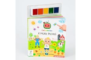 Hinkler | CoComelon Old Macdonald Finger Prints | Fingerprint Activity Book | Finger Painting for Toddlers | Fingerprint Ink Pad | Nursery Rhymes for Babies