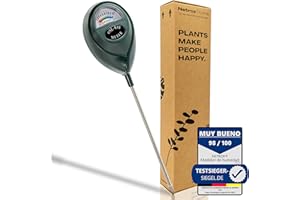 Netrox Medidor de Humedad del Suelo | Tecnología precisa para amantes de la jardinería y profesionales | Fácil y resistente | Ideal para principiantes y entusiastas de plantas de interior