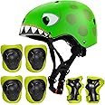 Niftii Kids Helmet with Pads - Adjustable Multi-Sport Complete Safety Gear for Cycling, Skateboarding & Scooting, Ideal for Boys & Girls Ages 3-15 Kids Bike Helmet Set