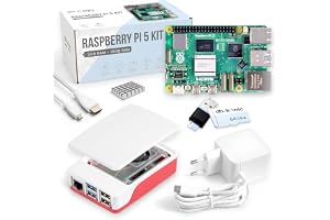 db-tronic Raspberry Pi 5 8 GB Cooler Kit USB-C Power Supply 27 W Housing Active Cooler 64 GB SD Card Micro HDMI Cable 1 m Raspberry Pi 5 8 GB RAM
