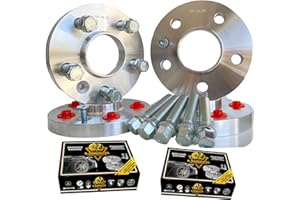 IGP IL GOMMISTA PROFESSIONISTA IGP 4 Distanziali Ruote vari spessori Compatibili Con Bmw Serie 1 er 3 er 5 er 6 er 7 er 8 er X1 Z1 Z3 Z4 Z8 5x120 mozzo 72,6 + Bulloni M12 x 1,50 (4 x 20 mm + 20 mm)