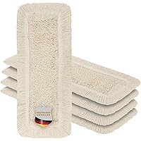 Okaei 5 Pieces Mop Cover (40cm) - Floor Wiper Cover for Dry and Wet Cleaning - Floor Wiper Cover for All Common Mop Holders a