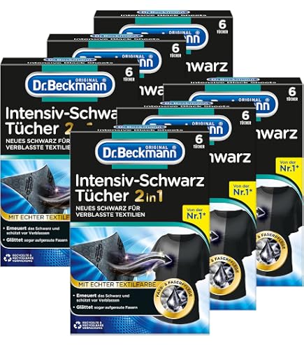 Intensiv-Schwarz Tücher - 2 Set Wäsche Schwarz Tücher | Färbetücher Ultra-Schwarze | Farbauffrischung & Pflege für Schwarze Kleidung | Hochwertiger Textilfarbe | Rückstandsfreie