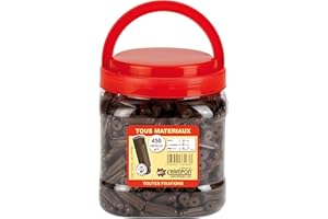 Vinmer 133163 Pot en Plastique de 450 Chevilles crampon 4/7