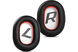 DowiTech Supreme Comfort zestaw słuchawkowy, wymienne nauszniki, nauszniki, nauszniki, kompatybilne ze słuchawkami Plantronics Voyager 8200 UC/Backbeat Pro2 stereo Bluetooth