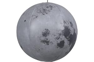 12 x 12 x 12 A New 3D Moon ball Inflates Balls Fun Summer Gift For Children or Adults Earth Natural Satellite Model Suitable for Science Teaching by Jet Creations