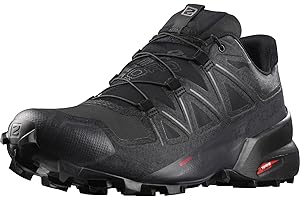 SALOMON Speedcross 5 GTX W damskie buty do biegania w terenie, Czarny czarny Phantom, 39 1/3 EU