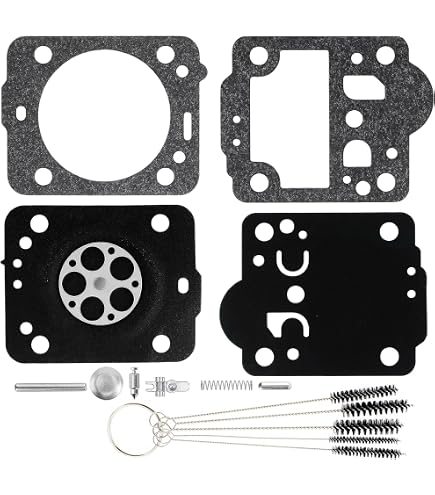 QAZAKY 2pc Carburatore A Membrana Guarnizione Rebuild Kit Di Riparazione Di Ricambio Per Tillotson HL Serie RK-88HL Homelite 4-20 7-19 6-22 5-20L 7-19C 7-21 600D 600D1 660D 663 700D 700G - 2