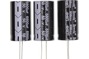 HUABAN 5 Piezas 50V 6800UF Condensador electrolítico de aluminio enchufable 22x40 22 * 40mm