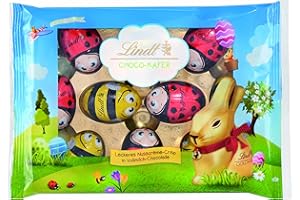 ‎LINDT Lindt Schokolade Osterfreunde Choco-Käfer | 2 x 100 g | Schokoladen-Käfer aus Alpenvollmilch-Schokolade mit Nusscrème-Crisp | Oster Schokolade für Kinder | Schokoladengeschenk
