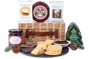 PRESTIGE HAMPERS Festive Cheese Hamper - Cheese Gift - Postal Hamper