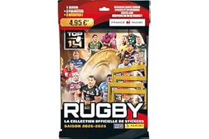 Panini Rugby Top 14 2025-2026 Album + 4 Pochettes