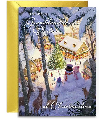 Biglietto Invernale, Con Scritta Merry Christmas, Con Babbo Natale Che Legge Una Lettera Un Albero Di Natale E Altro 229680 398