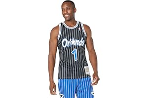 Mitchell & Ness Tracy McGrady Orlando Magic 2003-04 - Camiseta negra para hombre