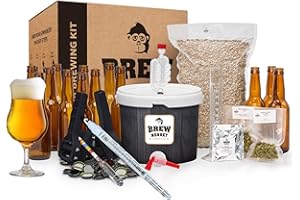 Brew Monkey® Bierbrauset Tripel | Luxe Set 5 Liter Bier | 8,2% Vol. | Bier Brauen Set | Männergeschenke | Bier Geschenke für Männer | Geburtstagsgeschenk für Männer | Geschenke für Papa