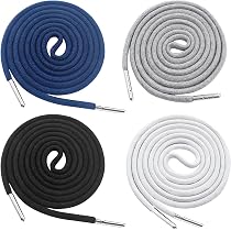 Kordelzug-Set 8 Stück (je 130 Cm) - Polyesterband Mit Metallenden, Ersatz Für Jogginghosen & Hoodies