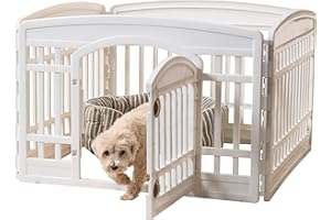 IRIS OHYAMA Iris USA 586680 - Box per Animali Domestici con Porta, Colore: Bianco Cl-604E (586680)