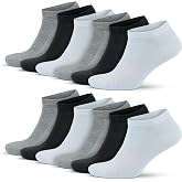 GoWith 6-Piece-12 قسط ممشط القطن عادي نمط مرنة طول الكاحل النشاط الجري المشي ممارسة الرياضة الجوارب الرجال كا