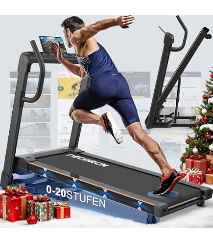 Tapis De Course Pliable Bodytone Active Run 600 - Inclinaison Automatique - Bluetooth Et Haut-parleur Intégré - Avec Roues - 6