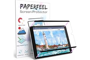 PAPERFEEL Magnetischer Schutzfolie für iPad 9. /8. /7. Generation 10,2 Zoll (2021/2020 /2019) - Matt Papier Folie zum Schreiben Zeichnen - Anti-Blendung/Weniger Fingerabdruck/Einfache Installation