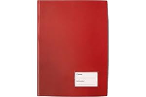 ‎TIMETEX TimeTEX Klassenbuch mit PU-Einband - Format: A4-Plus - Rot - 10562