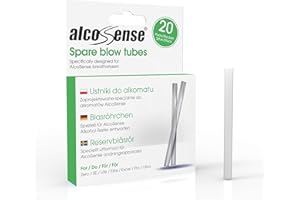 AlcoSense 20 SPARE BLOW TUBES/STRAWS LITE ELITE BREATHALYSER