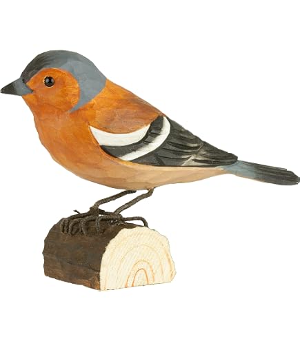 WILDLIFEGARDEN DecoBird Hohltaube – Handgeschnitzt Aus Holz | Deko-Vogel Für Garten & Wohnung
