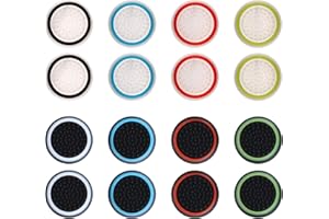 AMATHINGS Ps4 Controller Stick Aufsätze für EIN ideales Spielgefühl – 16x Ps4 Thumbstick Kappen mit optimalem Grip – Controller Stick Aufsätze für Dualshock 4 Controller – Controller Aufsätze