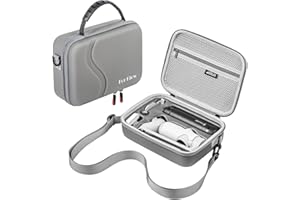 MotuTech Tragbare Tasche für Insta360 Flow, wasserdicht, kratzfest, harte Schutzhülle, Druckfestigkeit, Schutz mit verstellbarem Schultergurt