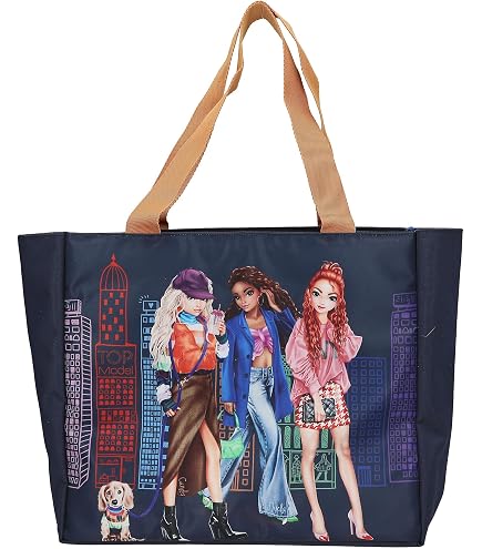 DEPESCHE TOPModel Shopper Seventies – Stylische Tragetasche Im Retro-Design