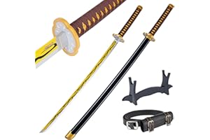 57 SPECIAL REPLICAS Bambú Anime Katana Cosplay Sword, Katana Inspired Demon Slayer Sword 105 cm / 41 Pulgadas Hashira Pillars & Protagonist Katana, una Variedad de Estilos para Elegir