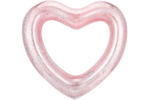 HeySplash Bouée de Natation pour Adultes, Grand Flotteur Radeau, Anneau de Piscine Gonflable Lounge Bouée Piscine Plage, Jouets de Décoration de Fête