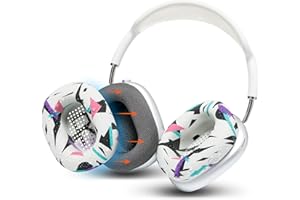 WC SweatZ Max - Ochronne nauszniki słuchawek do Apple Airpods Max Wyprodukowane przez WC | Kompatybilny tylko z Apple Airpods Max | Odporny na pot i łatwy do prania | 90's White