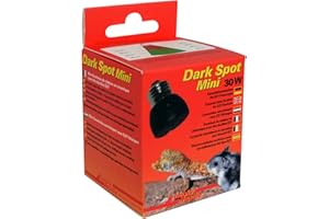 Lucky Reptile Dark Spot Mini - Stufa elettrica 30 W in Ceramica per portalampada E27 - Lampada Termica a infrarossi da terrario - Stufetta Piccoli terrari - Lampada riscaldante per Animali