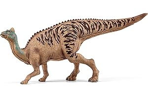 Schleich 15037 Dinosaurs Figurine Dinosaure Edmontosaure Réaliste - Figurine d'action Dinosaure à la Mâchoire Mobile - Créature Préhistorique - Jouet pour Garçons et Filles dès 4 Ans