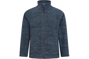 Mountain Warehouse Snowdonia Kids Fleece Jacket - Soft Touch Sweater, Lightweight, Quick Drying Pullover, Antipill Top - for Travelling & Outdoors
