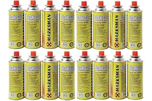 KAYTEX Butane Gas Bottles Canisters for Camping Heater Cooker BBQ Gas Refill Tins Pack