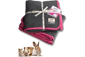 Bunny Nature Bedding Easy Pink - Waschbare PIPI-Pads für Meerschweinchen, Kaninchen - Kleintier Decke - Weicher Fleece & Saugstarker Molton - Antiallergisch