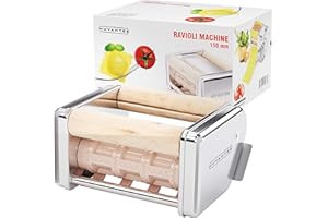 NUVANTEE Ravioli Maker Attachment - 150 mm Detachable Ravioli Cutter – Works with Innovee Pasta Maker & Other Brands