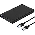 Sabrent Ultra Slim USB 3.0 to 2.5-Inch SATA External Aluminum Hard Drive Enclosure [Black] (EC-UK30)