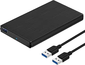 Sabrent Ultra Slim USB 3.0 to 2.5-Inch SATA External Aluminum Hard Drive Enclosure [Black] (EC-UK30)