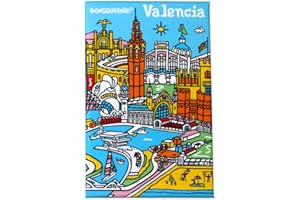 DONSOUVENIR Magnete Valencia. Modello: MONUMENTI. CALAMITA da FRIGO Valencia Spagna