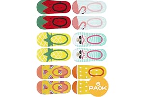 soxo Colores Calcetines Invisibles Mujer Socks Cortos Algodon Pinkies Divertidos 35-40 4-6 Pares