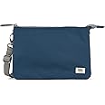 ROKA Carnaby XL Slim Crossbody Bags for Women & Men - 3 Compartments, Chunky Zip, Removable & Adjustable Strap for Phone, Wallet, Keys