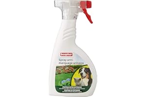 BEAPHAR – Spray anti-marquage urinaire du chien & chat pour extérieur – Contre les comportements indésirables (marquage urinaire/besoins) – Protège votre extérieur (façade/terrasse/véhicules) – 400ml
